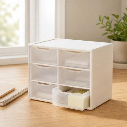 Skrivbordsbox på skrivbordet