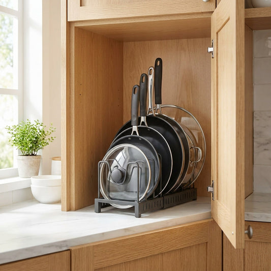 Justerbart stekpanneställ